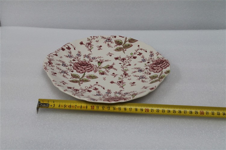 Serveerschaal met handvaten ±25 cm ovaal 