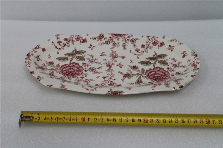 Cake & sandwich schaal ±30 cm ovaal 