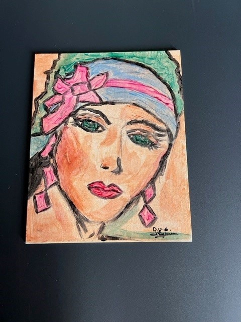 Meisje met de blauwe hoofddoek